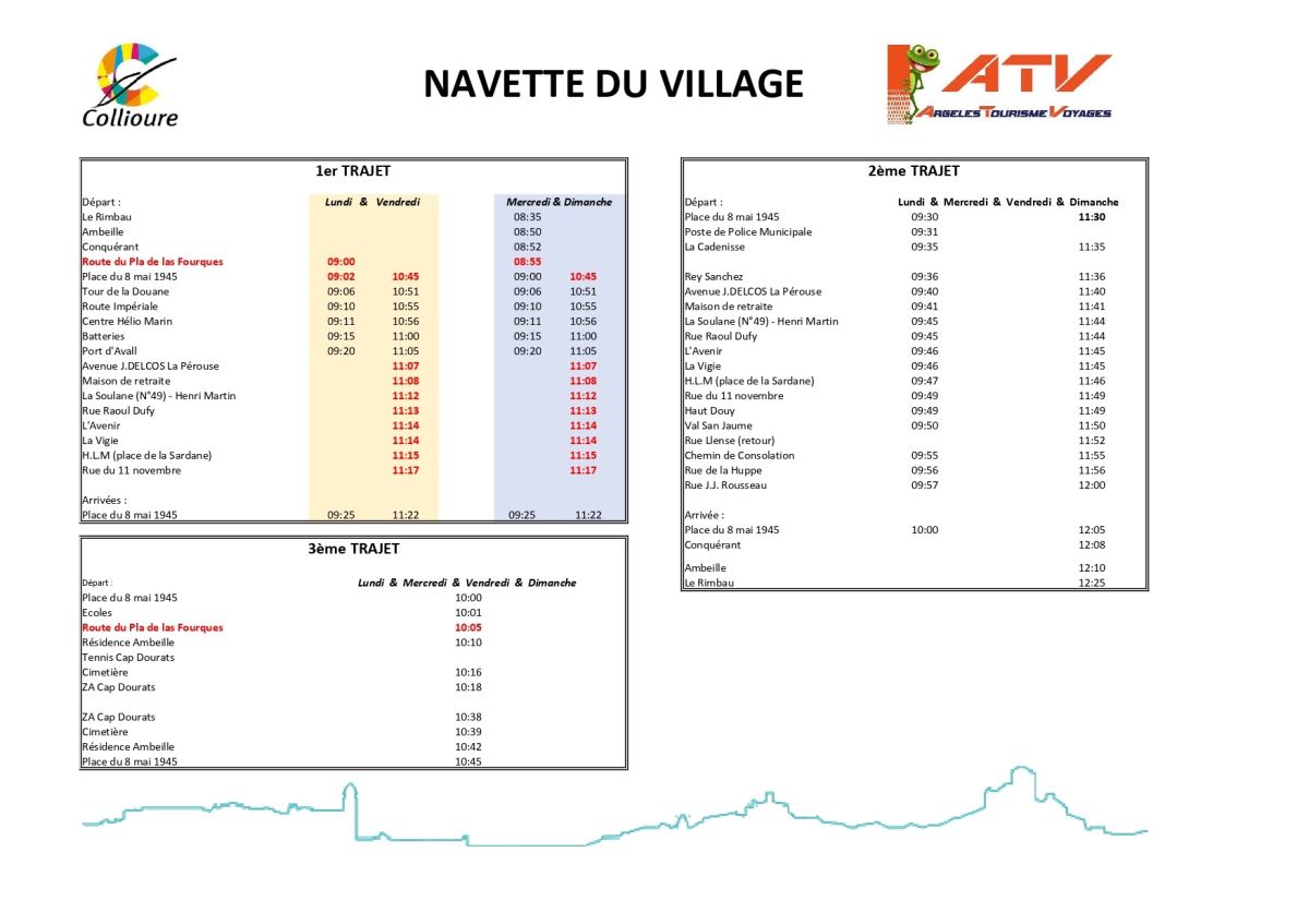 Horaire Navette Urbaine